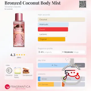 Bronzed Coconut Body Mist Victoria's Secret